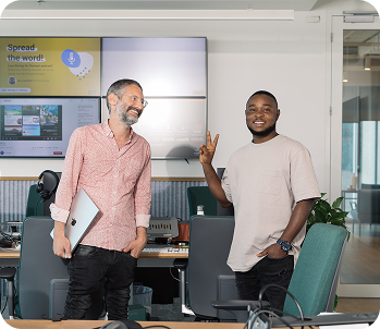 CyberCube office team